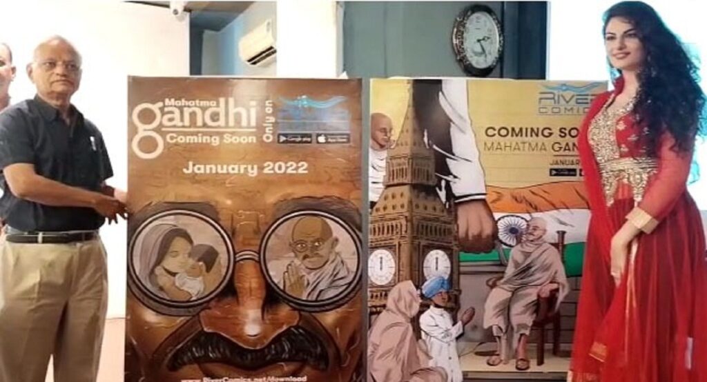 River Comics App Brand launches its new digital series on Mahatma Gandhi