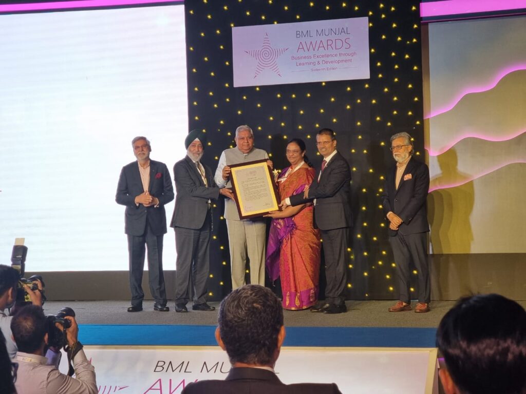 Union Bank of India wins BML MUNJAL Awards for Business Excellence through Learning & Development